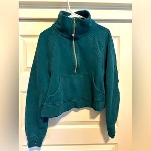 lululemon athletica Teal and Red Sweatshirt